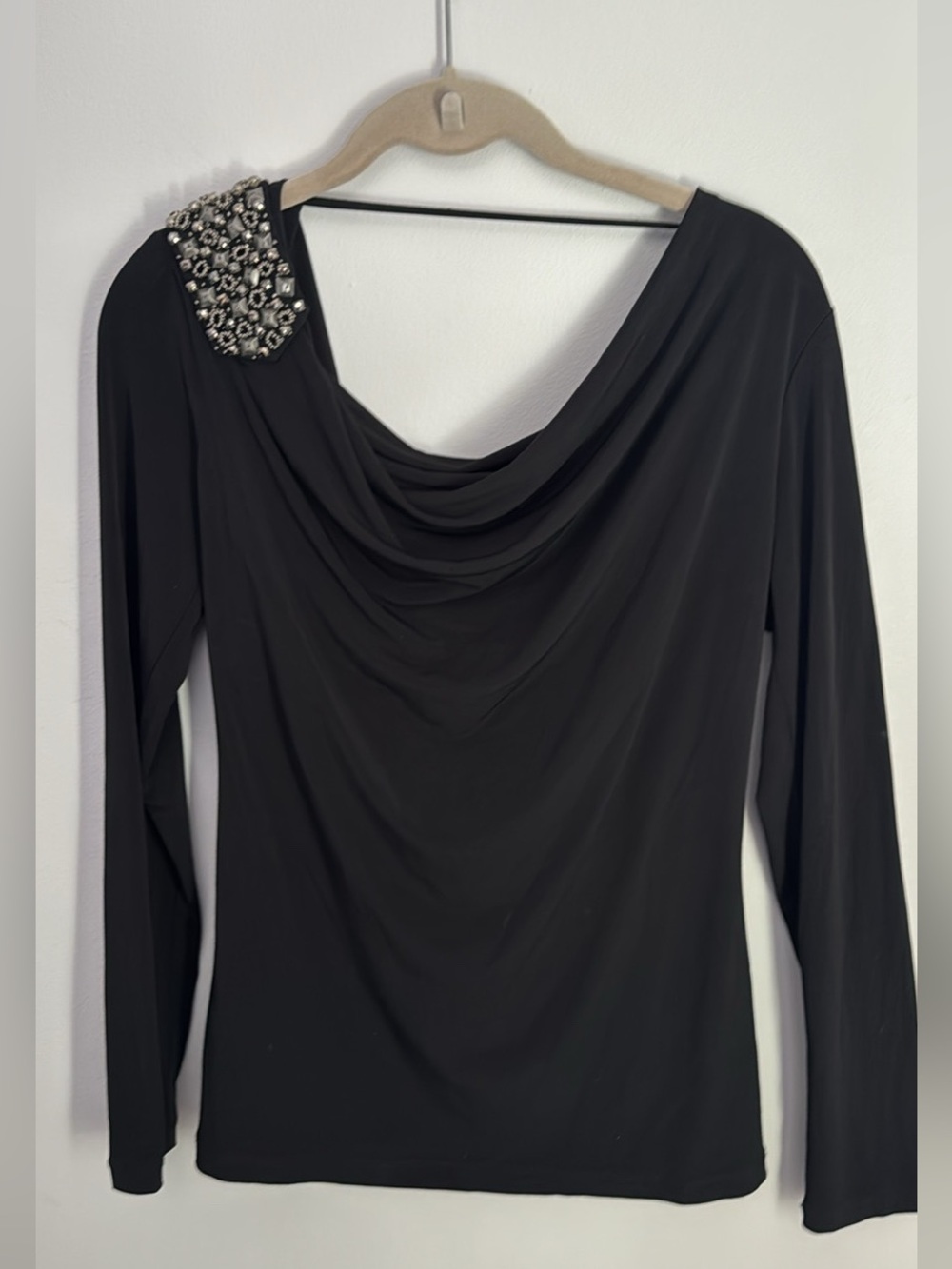 Calvin Klein Low Back Long Sleeve Top Size S